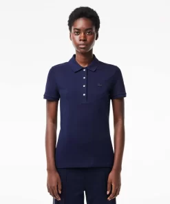 Lacoste Polo Shirts-L.12.D Slim Fit Stretch Mini Pique Polo Shirt