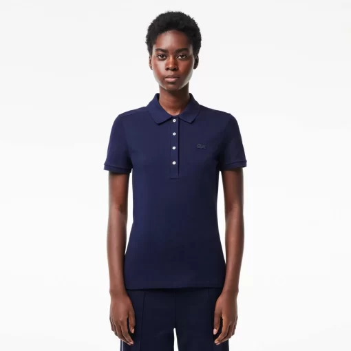 Lacoste Polo Shirts-L.12.D Slim Fit Stretch Mini Pique Polo Shirt