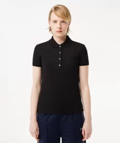 Lacoste Polo Shirts-L.12.D Slim Fit Stretch Mini Pique Polo Shirt