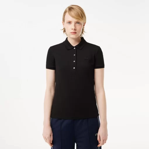 Lacoste Polo Shirts-L.12.D Slim Fit Stretch Mini Pique Polo Shirt