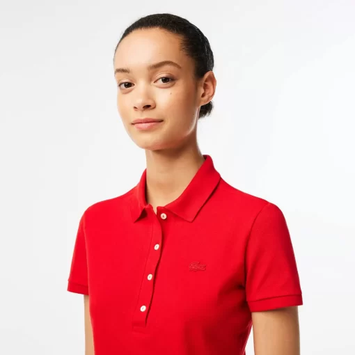 Lacoste Polo Shirts-L.12.D Slim Fit Stretch Mini Pique Polo Shirt