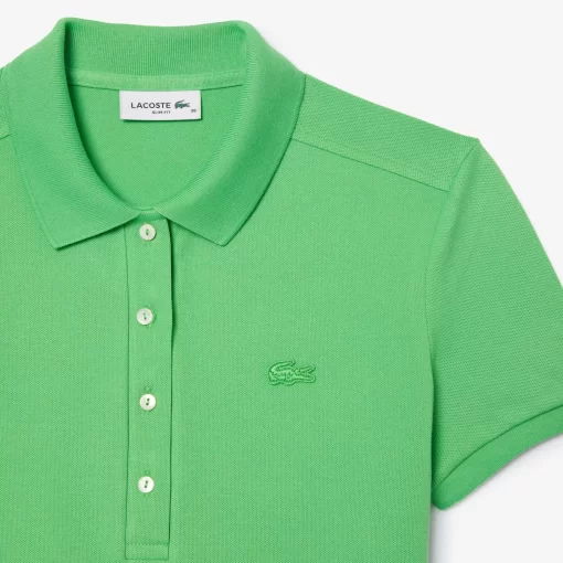 Lacoste Polo Shirts-L.12.D Slim Fit Stretch Mini Pique Polo Shirt