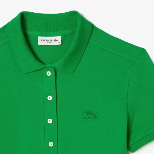 Lacoste Polo Shirts-L.12.D Slim Fit Stretch Mini Pique Polo Shirt