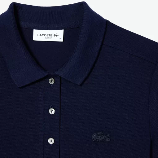 Lacoste Polo Shirts-L.12.D Slim Fit Stretch Mini Pique Polo Shirt