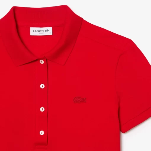 Lacoste Polo Shirts-L.12.D Slim Fit Stretch Mini Pique Polo Shirt