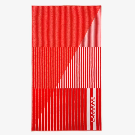 Lacoste Home Textile-L Stripe Beach Towel