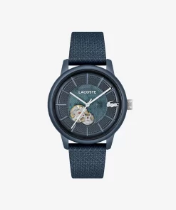 Lacoste Watches-.12.12 Automatic Leather Watch