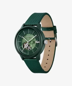 Lacoste Watches-.12.12 Automatic Leather Watch