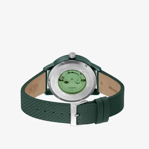 Lacoste Watches-.12.12 Automatic Leather Watch