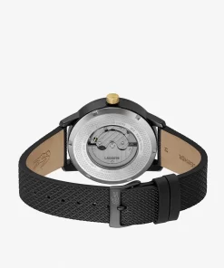 Lacoste Watches-.12.12 Automatic Leather Watch