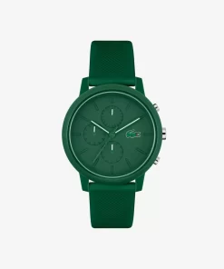 Lacoste Watches-.12.12 Chrono Silicone Watch