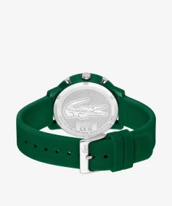 Lacoste Watches-.12.12 Chrono Silicone Watch