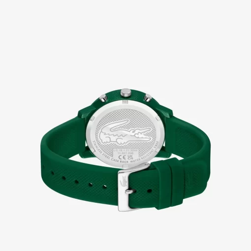 Lacoste Watches-.12.12 Chrono Silicone Watch