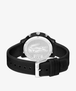 Lacoste Watches-.12.12 Chrono Silicone Watch