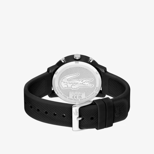 Lacoste Watches-.12.12 Chrono Silicone Watch