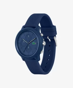 Lacoste Watches-.12.12 Chrono Watch Blue Silicone