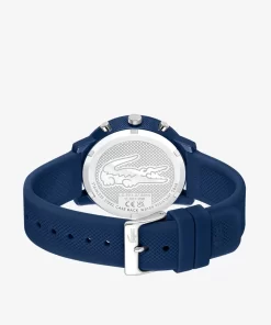 Lacoste Watches-.12.12 Chrono Watch Blue Silicone