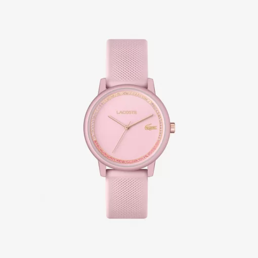 Lacoste Watches-.12.12 Go 3 Hands Watch Blush Silicone