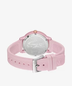 Lacoste Watches-.12.12 Go 3 Hands Watch Blush Silicone