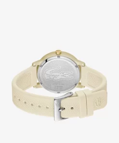 Lacoste Watches-.12.12 Go 3 Hands Watch Champagne Silicone