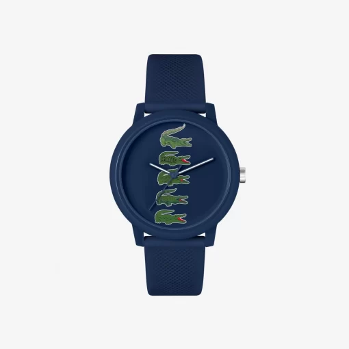 Lacoste Watches-.12.12 Holiday 3 Hand Silicone Watch