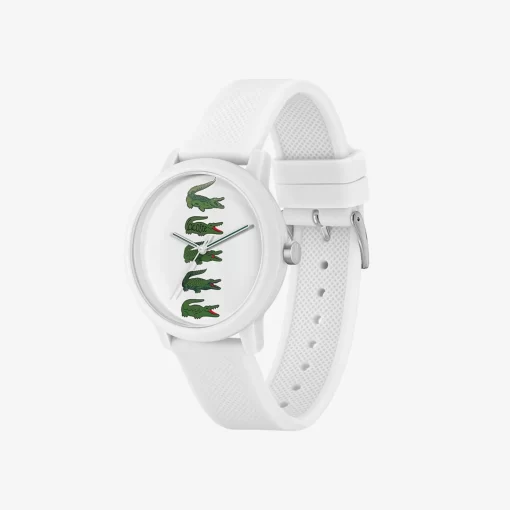 Lacoste Watches-.12.12 Holiday 3 Hand Silicone Watch