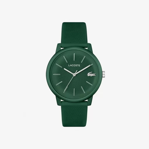 Lacoste Watches-.12.12 Move 3 Hands Watch Khaki Silicone