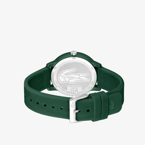 Lacoste Watches-.12.12 Move 3 Hands Watch Khaki Silicone