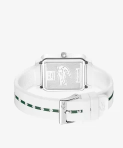 Lacoste Watches-.12.12 Studio 3 Hands Watch White Silicone