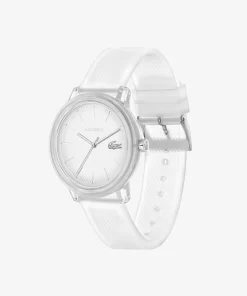 Lacoste Watches-.12.12 Three Hand Silicone Watch