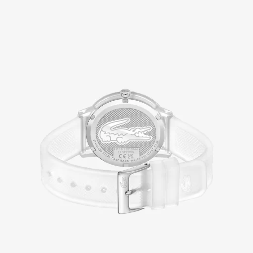 Lacoste Watches-.12.12 Three Hand Silicone Watch