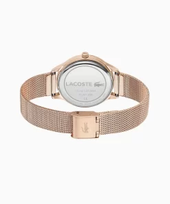 Lacoste Watches- Club 3 Hands Rose Goldtone Watch