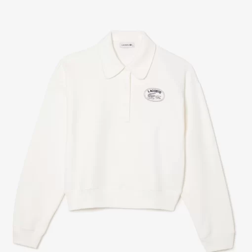 Lacoste Tracksuits- Embroidered Polo Neck Jogger Sweatshirt