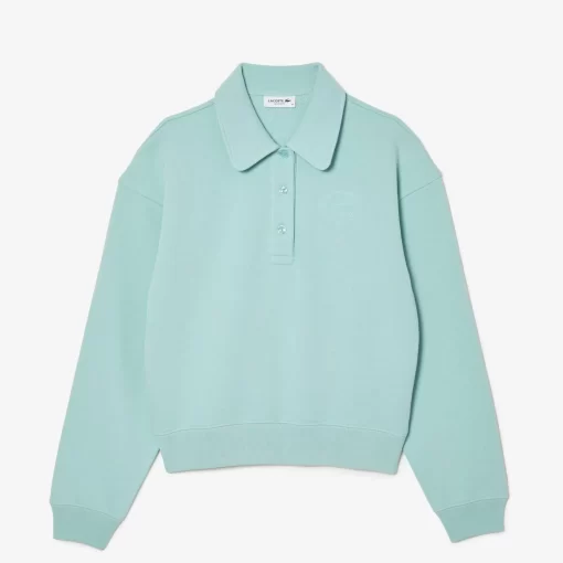 Lacoste Sweatshirts- Embroidered Polo Neck Jogger Sweatshirt