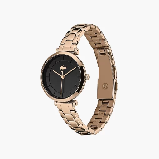 Lacoste Watches- Geneva 3Hands Watch With Gold Steel Strap