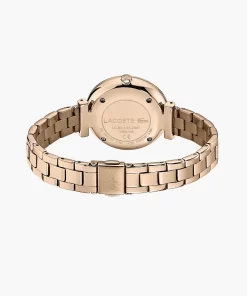 Lacoste Watches- Geneva 3Hands Watch With Gold Steel Strap