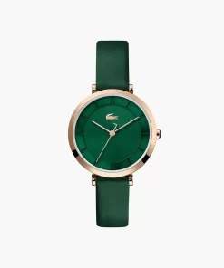 Lacoste Watches- Geneva 3Hands Watch With Green Leather