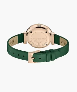 Lacoste Watches- Geneva 3Hands Watch With Green Leather