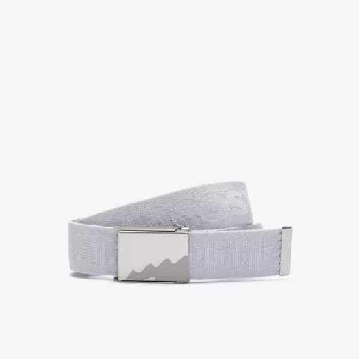 Lacoste Belts- Jacquard Branded Belt