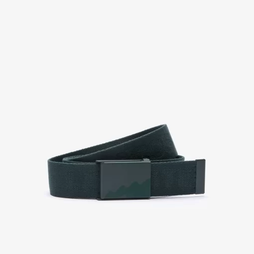 Lacoste Belts- Jacquard Branded Belt