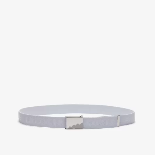 Lacoste Belts- Jacquard Branded Belt