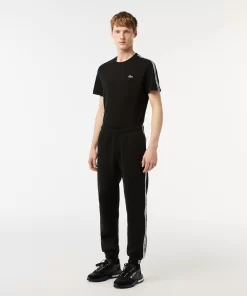 Lacoste Trousers & Shorts- Logo Stripe Joggers