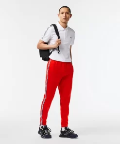 Lacoste Trousers & Shorts- Logo Stripe Joggers