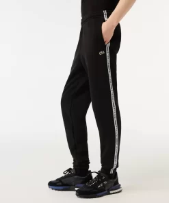 Lacoste Trousers & Shorts- Logo Stripe Joggers