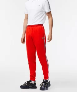 Lacoste Trousers & Shorts- Logo Stripe Joggers