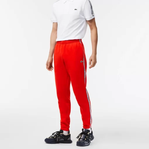 Lacoste Trousers & Shorts- Logo Stripe Joggers