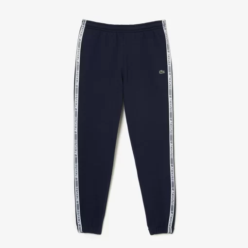 Lacoste Trousers & Shorts- Logo Stripe Joggers