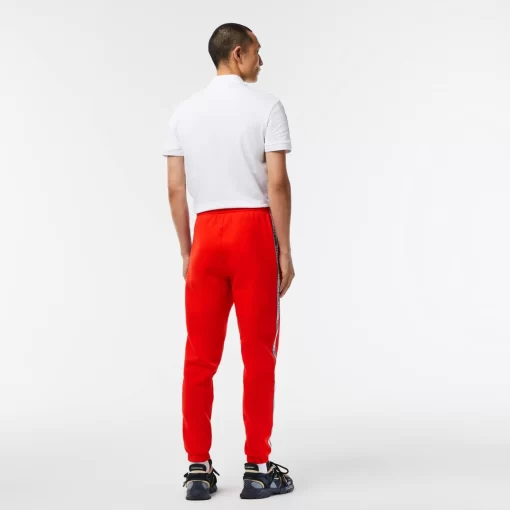 Lacoste Trousers & Shorts- Logo Stripe Joggers