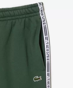 Lacoste Trousers & Shorts- Logo Stripe Joggers