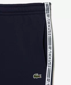 Lacoste Trousers & Shorts- Logo Stripe Joggers